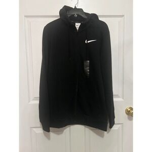 Nike Mens Dri-FIT Full Zip Training Hoodie Black Small NWT